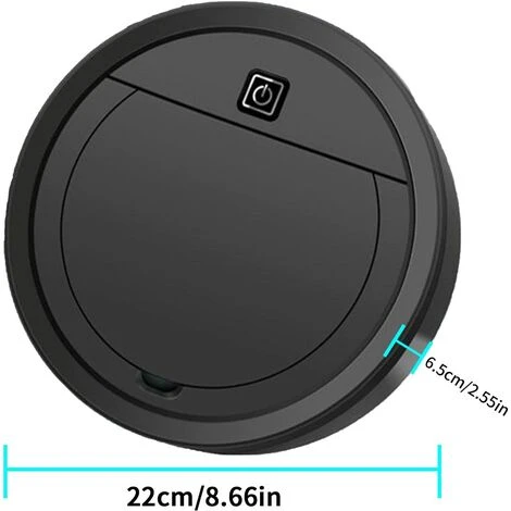 Robot Aspirapolvere Per Peli Di Animali Domestici Robot Aspirapolvere Automatico 1200pa, Robot Spazzante E Lavapavimenti Aspirapolvere Robotizzato 1200pa Con Direzione Intelligente A 360 Gradi, Aspi - immagine 4